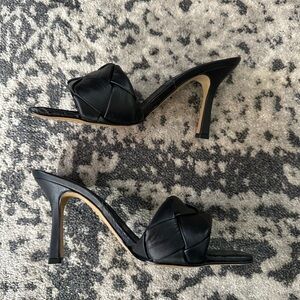 Vince Camuto Brelanie Woven Strap Mule Black Size 6